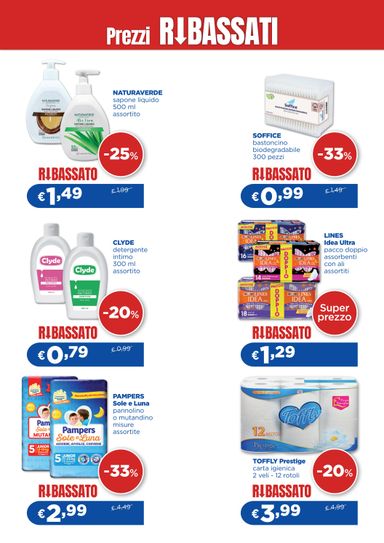 Volantino Acqua e Sapone - Acqua e Sapone - Prezzi Ribassati valido dal 04/09 al 01/11 - pagina 2