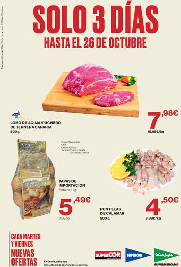 Folleto El Corte Inglés - El Corte Inglés - Solo 3 días del 23/10 al 26/10 - página 1