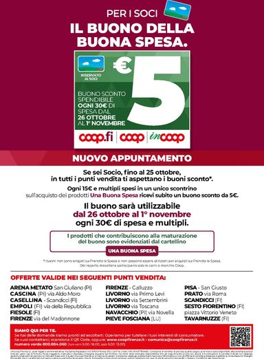 Volantino Coop Firenze - Coop Firenze - Mini valido dal 29/10 al 11/11 - pagina 20