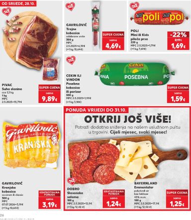 Katalog Kaufland - Kaufland vrijedi od 28.10. do 03.11. - stranica 26