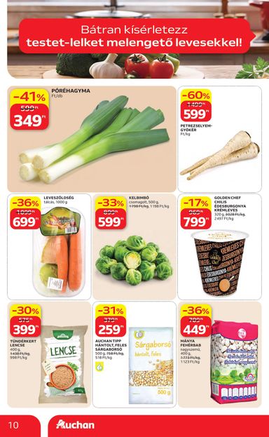 Akciós újság Auchan - Auchan Hipermarket érvényes 10.22.-tól 10.28.-ig - 10 oldal