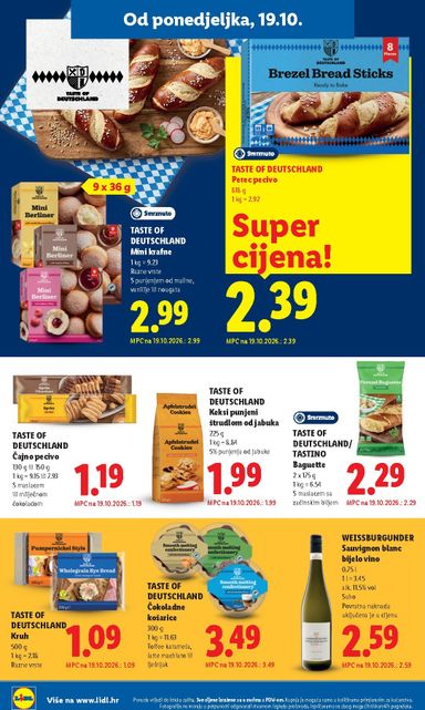 Katalog Lidl - Lidl vrijedi od 19.10. do 25.10. - stranica 22