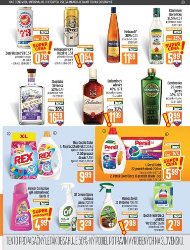 Leták COOP Jednota - COOP Jednota od 29.10. do 04.11. - strana 23