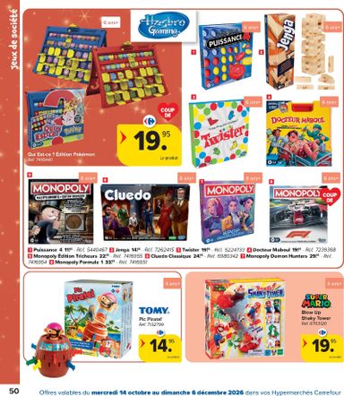 Folder Carrefour - Carrefour - Catalogue Jouets van 14/10 tot 06/12 - side 50