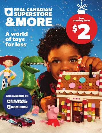 Flyer Real Canadian Superstore - Real Canadian Superstore - Toy Book valid since 10-22 until 12-30 - page 1