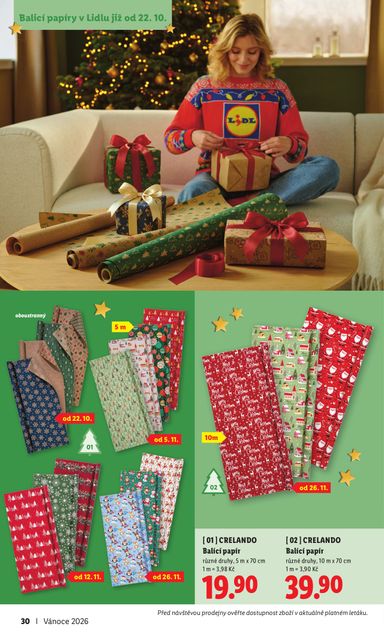 Leták Lidl - Lidl - Vánoční inspirace od 19.10. do 20.12. - strana 30