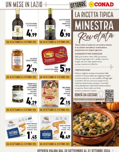 Volantino Conad Superstore - Conad Superstore - Un Mese in Lazio valido dal 01/10 al 31/10 - pagina 9