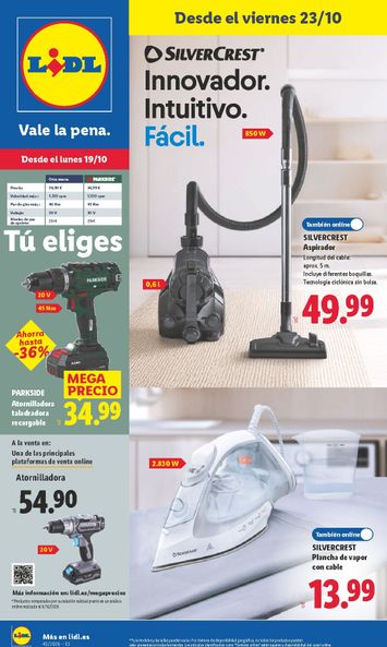 Folleto Lidl - Lidl - Bazar del 19/10 al 25/10 - página 1