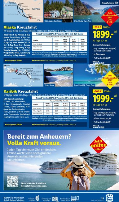 Prospekt Lidl - Lidl - Reise-Highlights gültig ab 30.09. bis 31.10. - seite 25