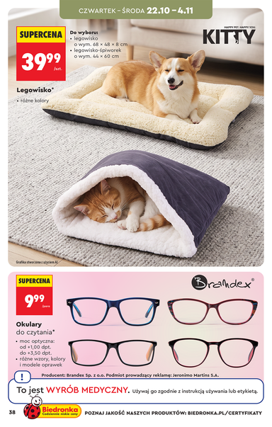 Leták Biedronka Poľsko - Biedronka Poľsko - Hity i inspiracje od 22.10. do 31.10. - strana 38
