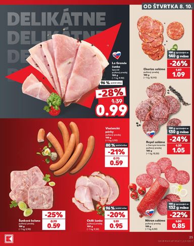 Leták Kaufland - Kaufland od 08.10. do 14.10. - strana 25