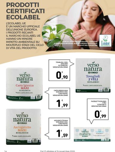 Volantino Conad Superstore - Conad Superstore - Scelte di benessere valido dal 21/10 al 15/11 - pagina 14