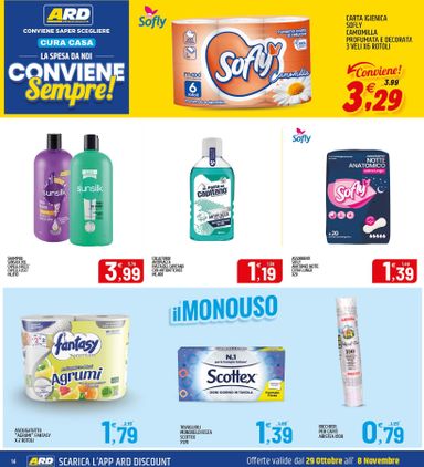 Volantino Ard Discount - Ard Discount valido dal 29/10 al 08/11 - pagina 14