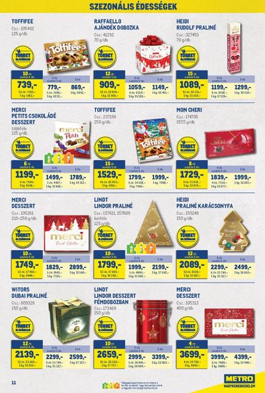 Akciós újság Metro - Metro - Nagyajánlatok kiskereskedőknek! érvényes 10.01.-tól 10.31.-ig - 11 oldal