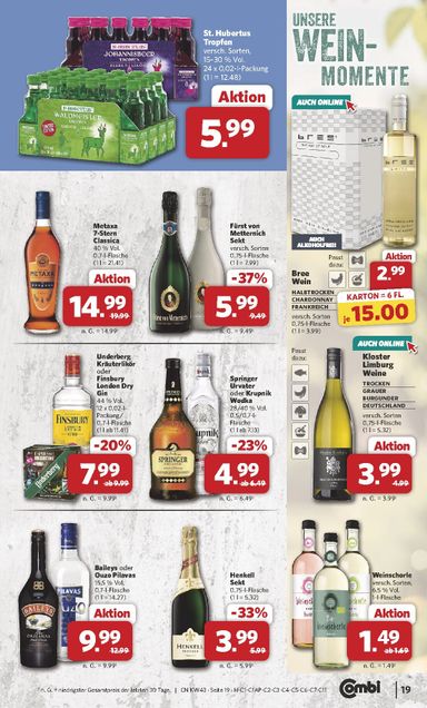 Prospekt Combi - Combi gültig ab 19.10. bis 24.10. - seite 19
