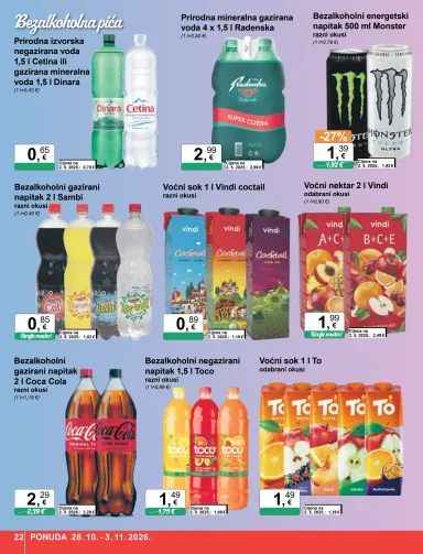 Katalog KTC - KTC vrijedi od 28.10. do 03.11. - stranica 22