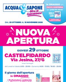 Acqua e Sapone - Nuova Apertura Castelfidardo