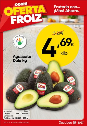 Folleto Froiz - Froiz - Oferta semanal del 12/10 al 18/10 - página 1