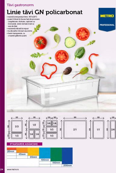 Catalogul Metro - Metro - Echipamente Profesionale pentru HoReCa de la 01.01. până la 31.12. - pagina 134