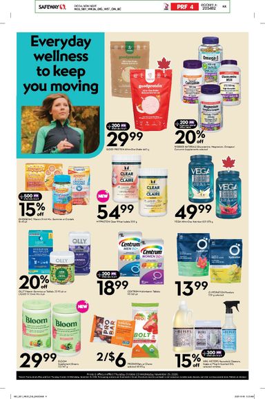 Flyer Safeway - Safeway - Natural and Wellness Booklet valid since 10-22 until 11-25 - page 3