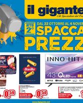 Volantini Il Gigante da giovedì 22/10