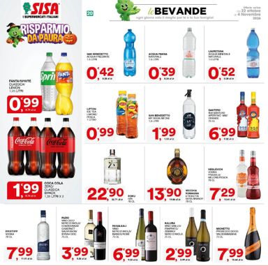 Volantino Sisa - Sisa valido dal 22/10 al 04/11 - pagina 20