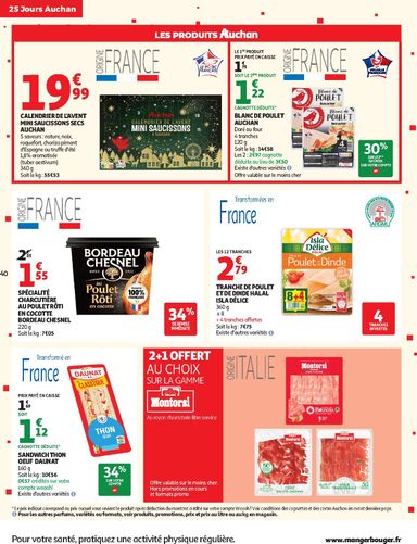 Catalogue Auchan - Auchan - 25 jours 2 hypers - Hypermarché valable dès le 03/11 au 08/11 - page 40