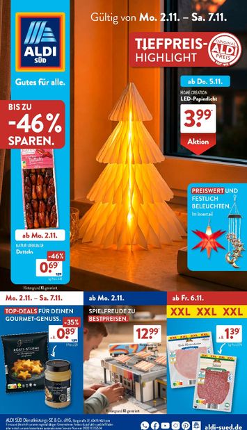 Prospekt ALDI Süd - ALDI SÜD gültig ab 02.11. bis 07.11. - seite 1