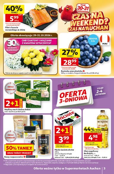 Leták Auchan Poľsko - Supermarket Auchan Poľsko od 29.10. do 04.11. - strana 3