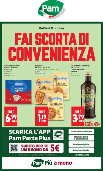 Volantino Pam - Pam valido dal 08/10 al 21/10 - pagina 1