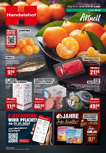 Prospekt Handelshof - Handelshof - Medium gültig ab 15.10. bis 21.10. - seite 1