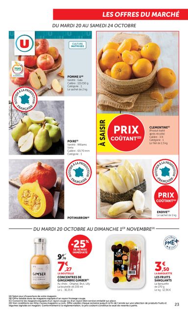 Catalogue Super U - Super U - Halloween à prix bas valable dès le 20/10 au 01/11 - page 23