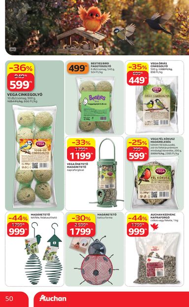Akciós újság Auchan - Auchan Hipermarket érvényes 10.22.-tól 10.28.-ig - 50 oldal