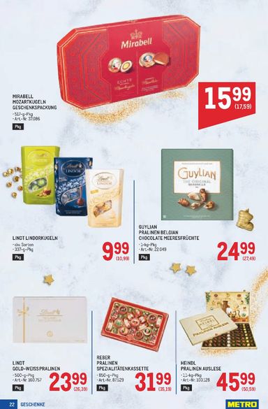 METRO-Flugblatt - Metro - Weihnachtsdeko gültig ab 15.10. bis 24.12. - seite 22