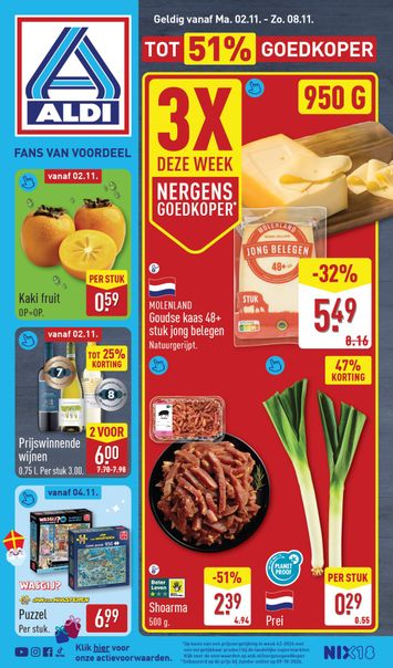 Folder ALDI - ALDI van 02-11 tot 08-11 - side 1