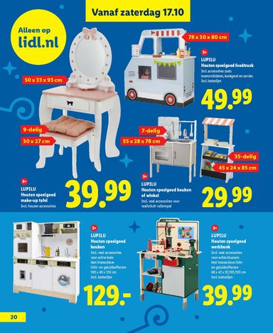 Folder Lidl - Lidl - Speelgoedboek van 09-10 tot 05-12 - side 20