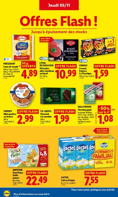 Catalogue Lidl - Lidl valable dès le 05/11 au 11/11 - page 16