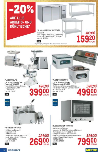 METRO-Flugblatt - Metro - Profi gültig ab 15.10. bis 28.10. - seite 52
