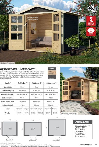Prospekt toom - Toom - Gartenhäuser & Carports gültig ab 01.03. bis 31.12. - seite 19