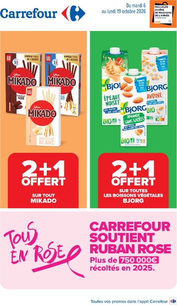 Catalogue Carrefour - Carrefour valable dès le 06/10 au 19/10 - page 1