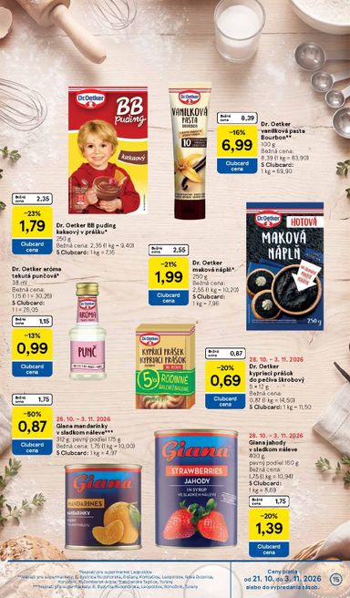 Leták Tesco - Tesco supermarket od 28.10. do 03.11. - strana 15