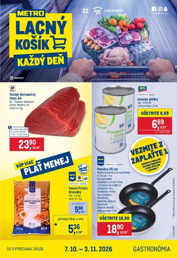 Leták METRO - Metro - Gastronómia od 07.10. do 20.10. - strana 1