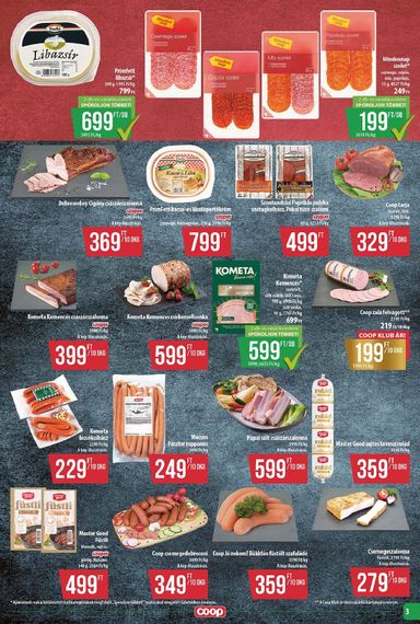 Akciós újság Coop - Coop - Abc-Szuper érvényes 10.22.-tól 10.28.-ig - 3 oldal
