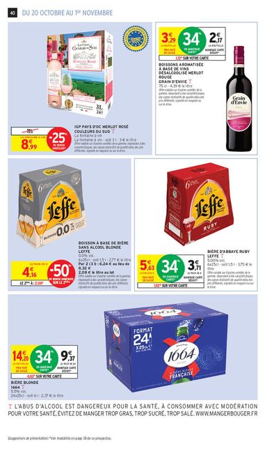 Catalogue Intermarché - Intermarché Hyper valable dès le 20/10 au 01/11 - page 40