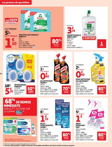 Catalogue Auchan - Auchan - Café, automne hypers valable dès le 06/10 au 18/10 - page 44