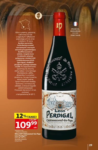 Leták Auchan Poľsko - Hipermarket Auchan Poľsko - Katalog Wino od 05.10. do 31.10. - strana 29