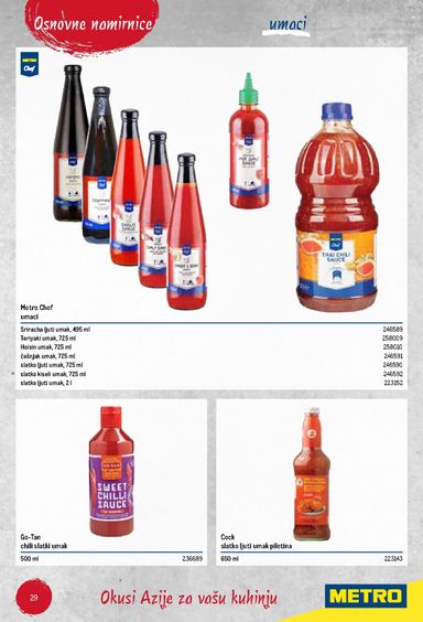 Katalog Metro - Metro - Poslovna rješenja - Azijska kuhinja vrijedi od 06.07. do 31.12. - stranica 29