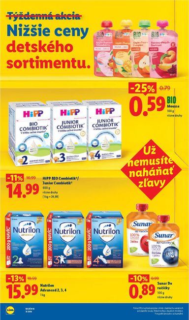Leták Lidl - Lidl - Dlhodobo zlacnené od 03.07. do 31.12. - strana 24