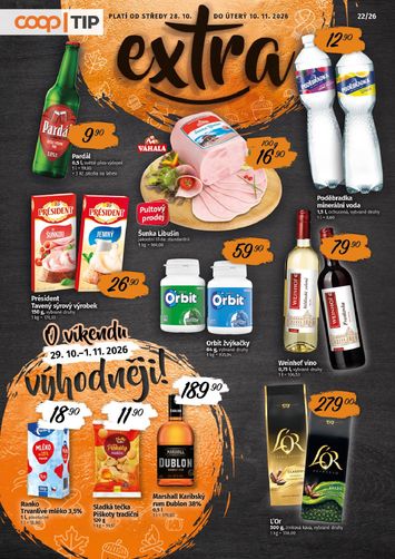 Leták COOP - Coop - Tip extra od 28.10. do 10.11. - strana 1