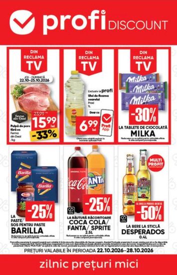 Catalogul PROFI - PROFI Discount de la 22.10. până la 28.10. - pagina 1